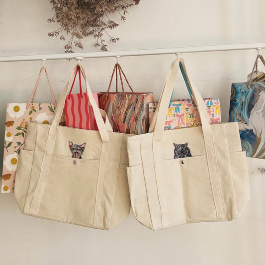 Cat Patch Tote