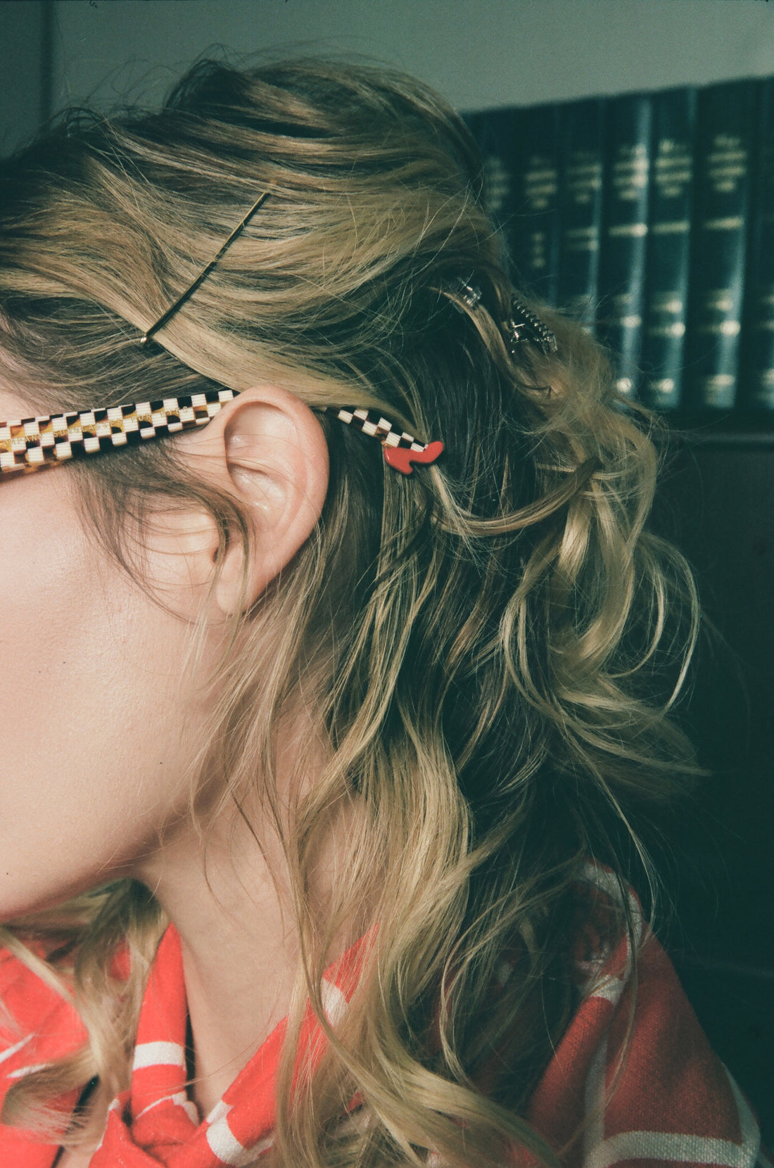 Checker Angular Cat eye Sunglasses - The Crowd Went Wild