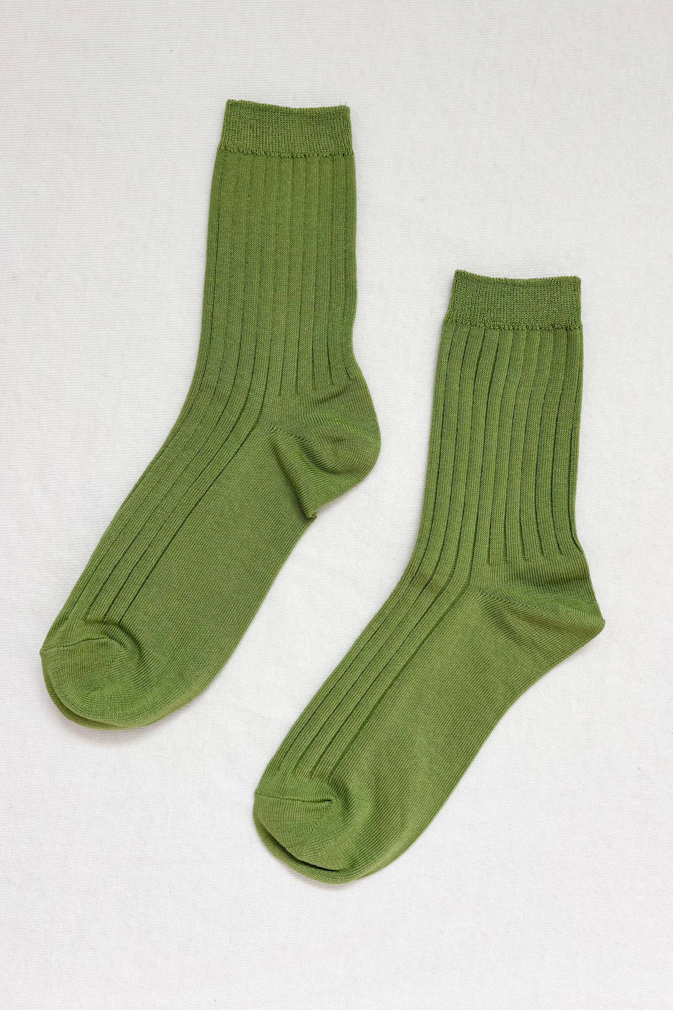 Her Socks - Mercerized Combed Cotton Rib: Fuchsia
