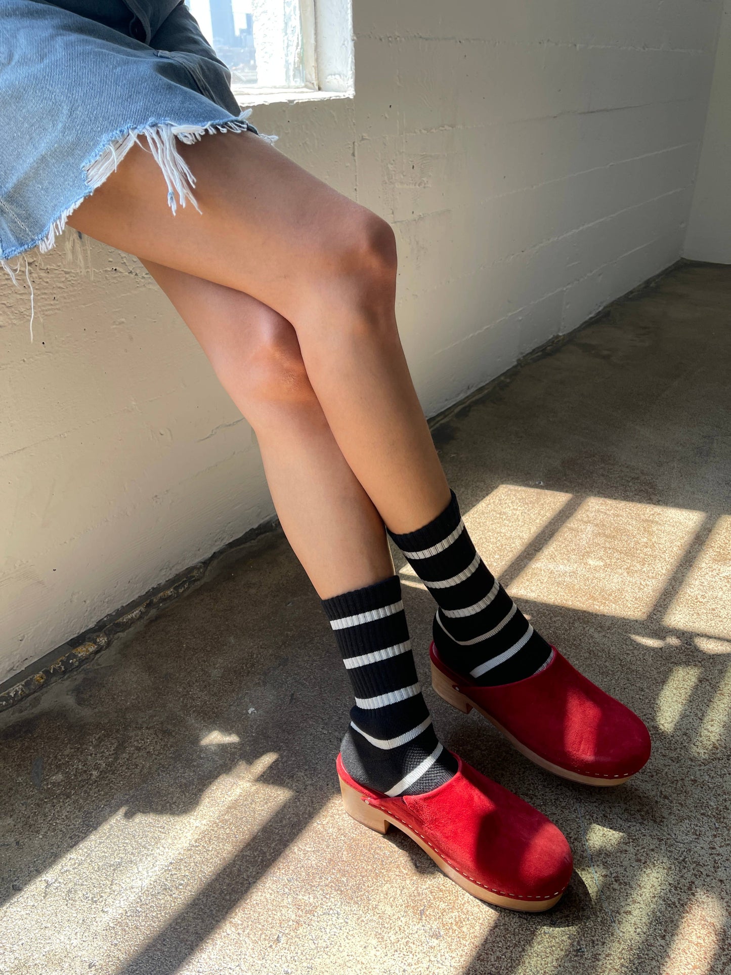 Striped Boyfriend Socks: Sailor Stripe - The Crowd Went Wild
