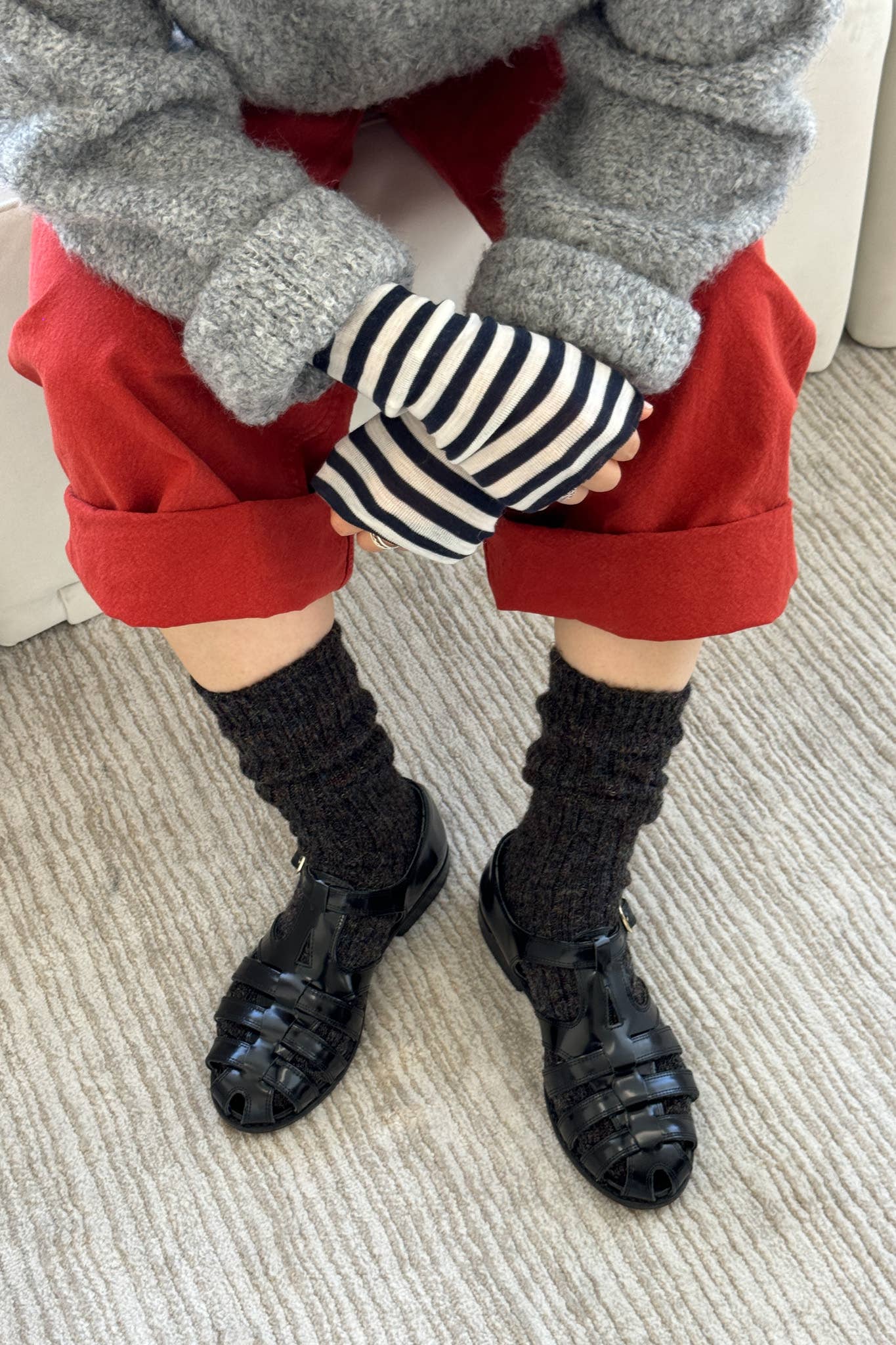 Margot Socks: Teddy Bear
