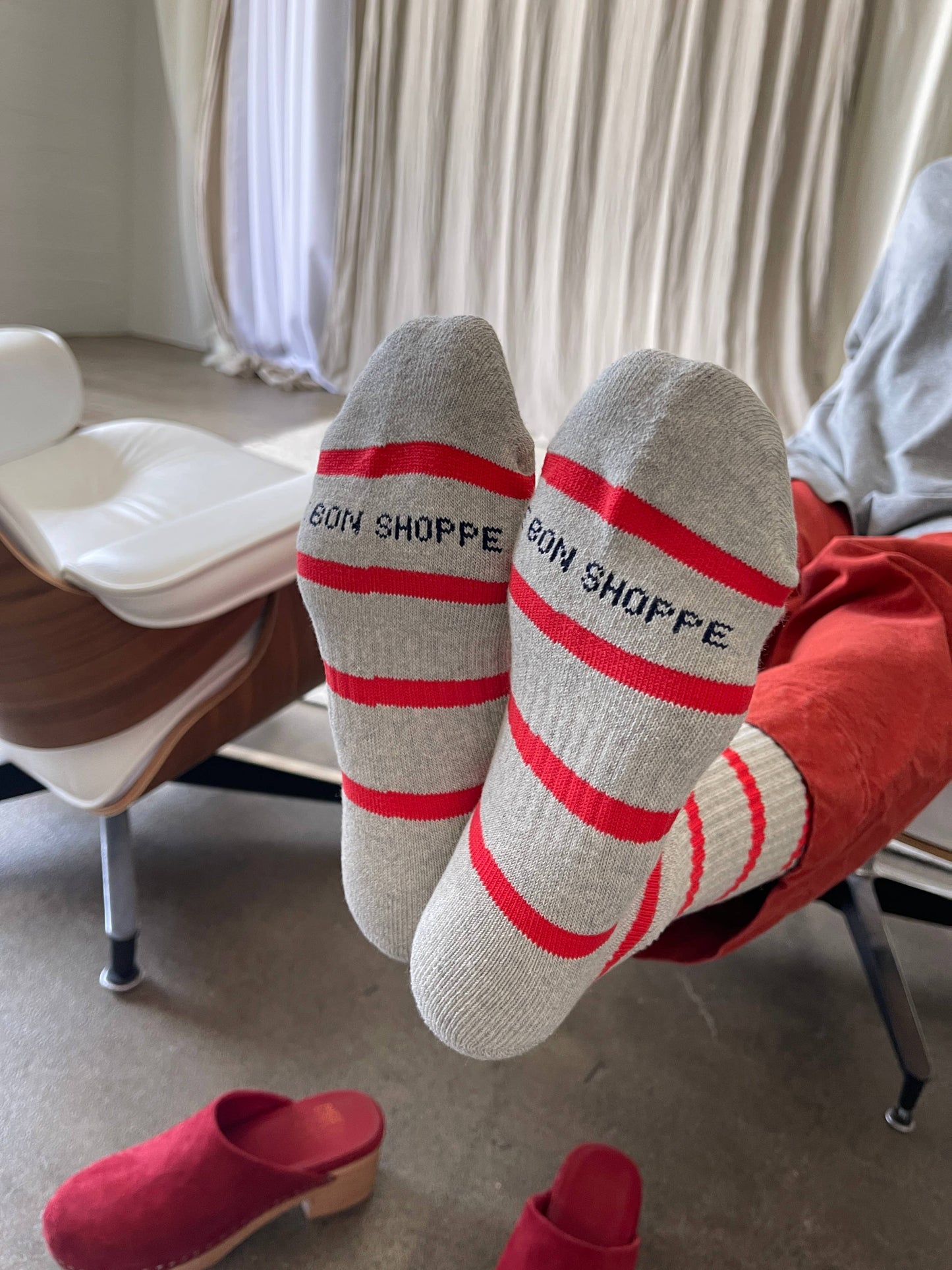 Striped Boyfriend Socks: Sailor Stripe - The Crowd Went Wild