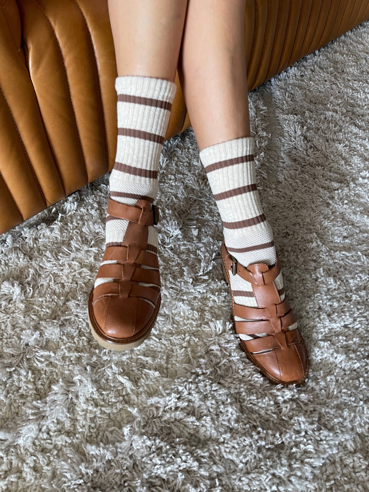Striped Boyfriend Socks: Sailor Stripe - The Crowd Went Wild