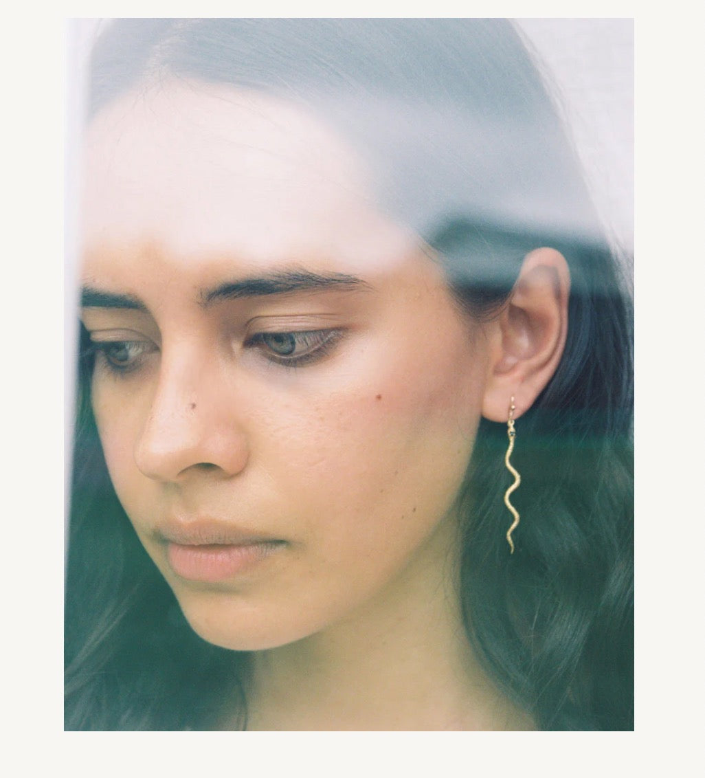Kau Earrings - Spinel / Gold - The Crowd Went Wild