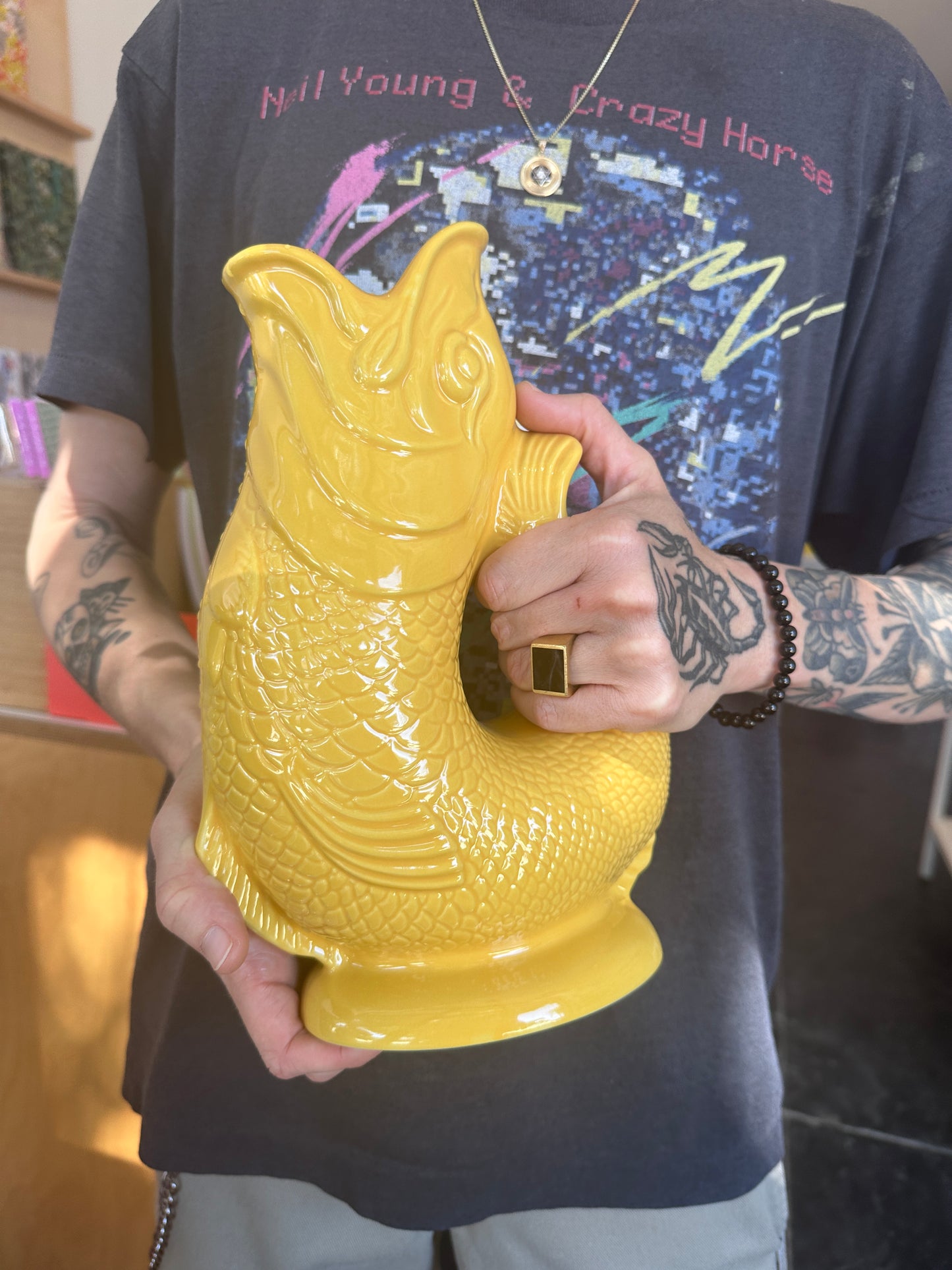 Gluggle Jug - Yellow - The Crowd Went Wild