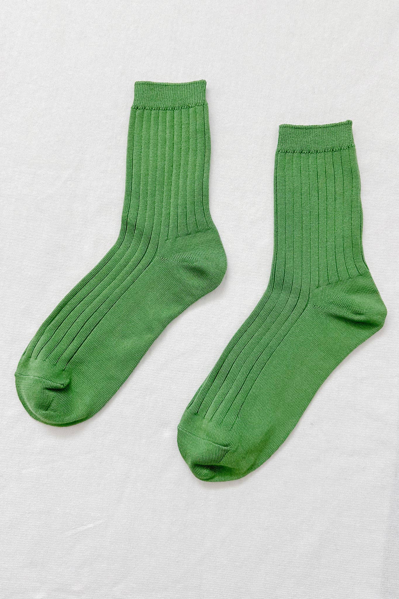 Her Socks - Mercerized Combed Cotton Rib: Fuchsia