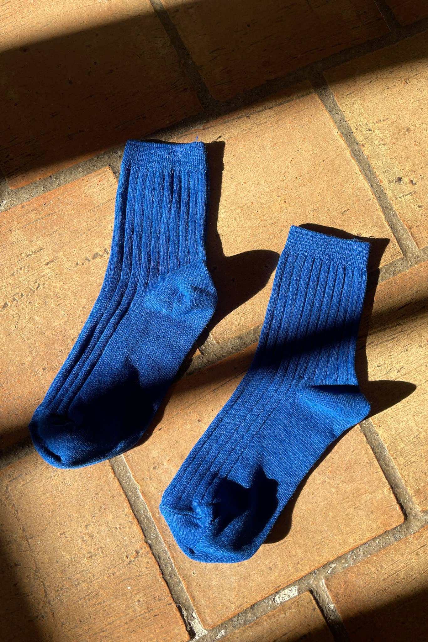 Her Socks - Mercerized Combed Cotton Rib: Fuchsia