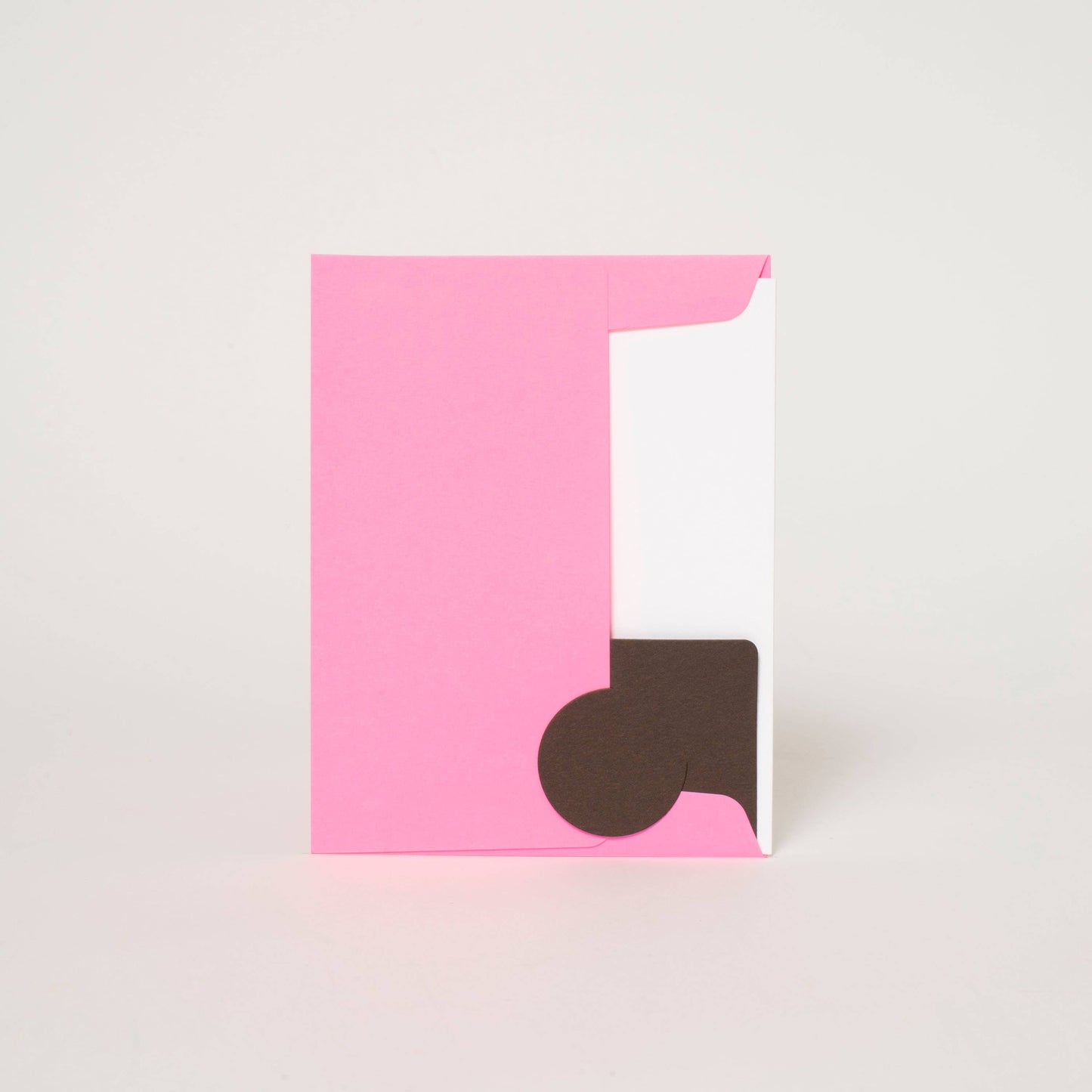 Gold Cheers Letterpress Greeting Card by Ashkahn: Paper tab