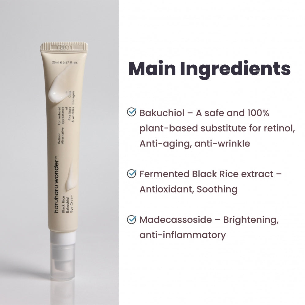 Black Rice Bakuchiol Eye Cream - The Crowd Went Wild