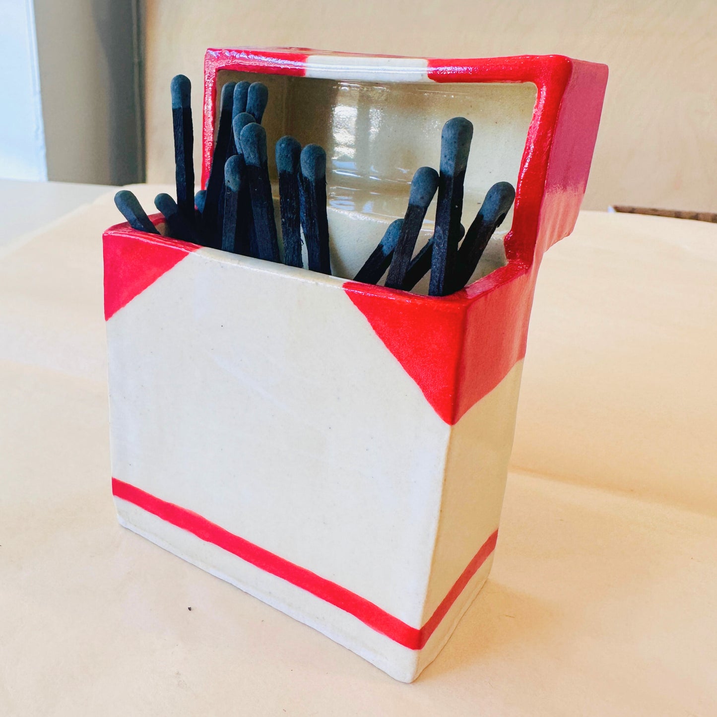 Cig Box Matchstick Holder - The Crowd Went Wild