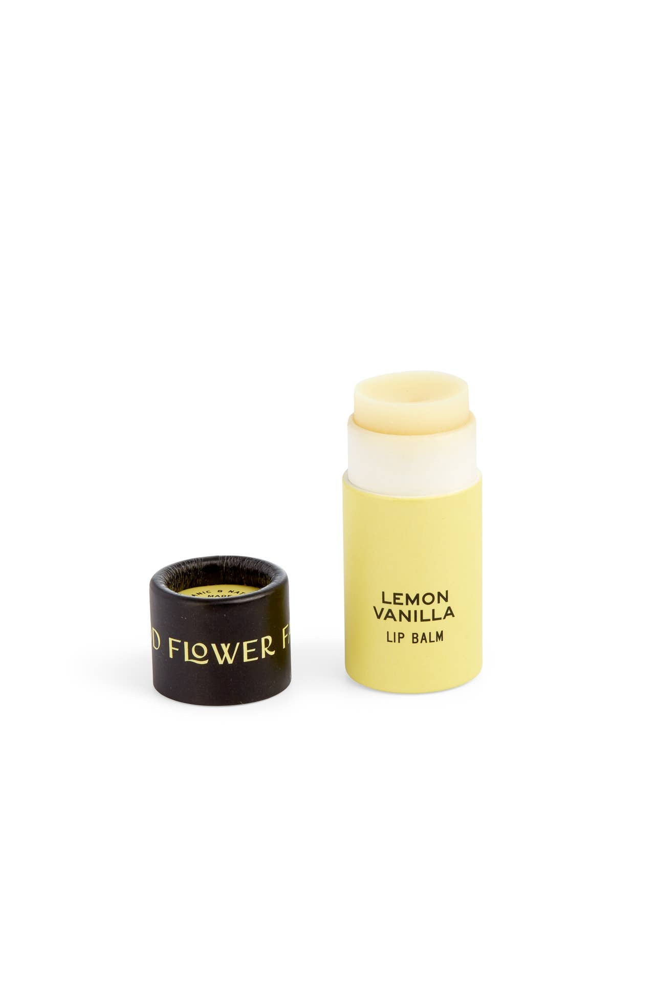 Lemon Vanilla Lip Balm / 0.3 oz Biodegradable Tube - The Crowd Went Wild