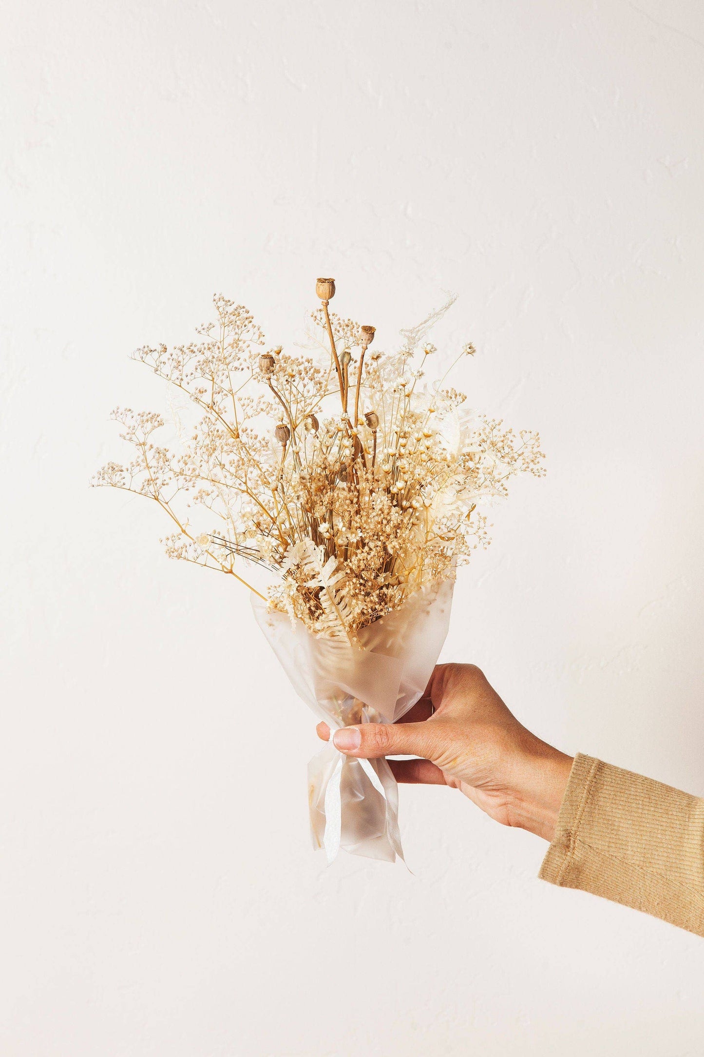 Cream Mini Dried Bouquet - The Crowd Went Wild