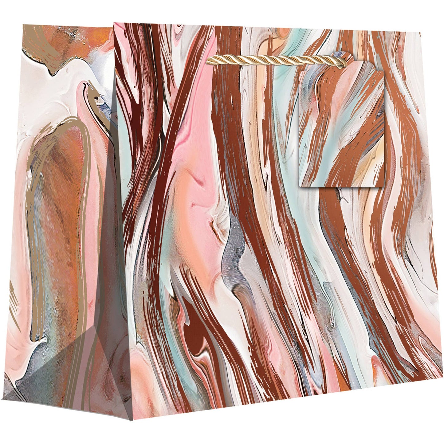 Marbleized Copper - Small Tote - The Crowd Went Wild