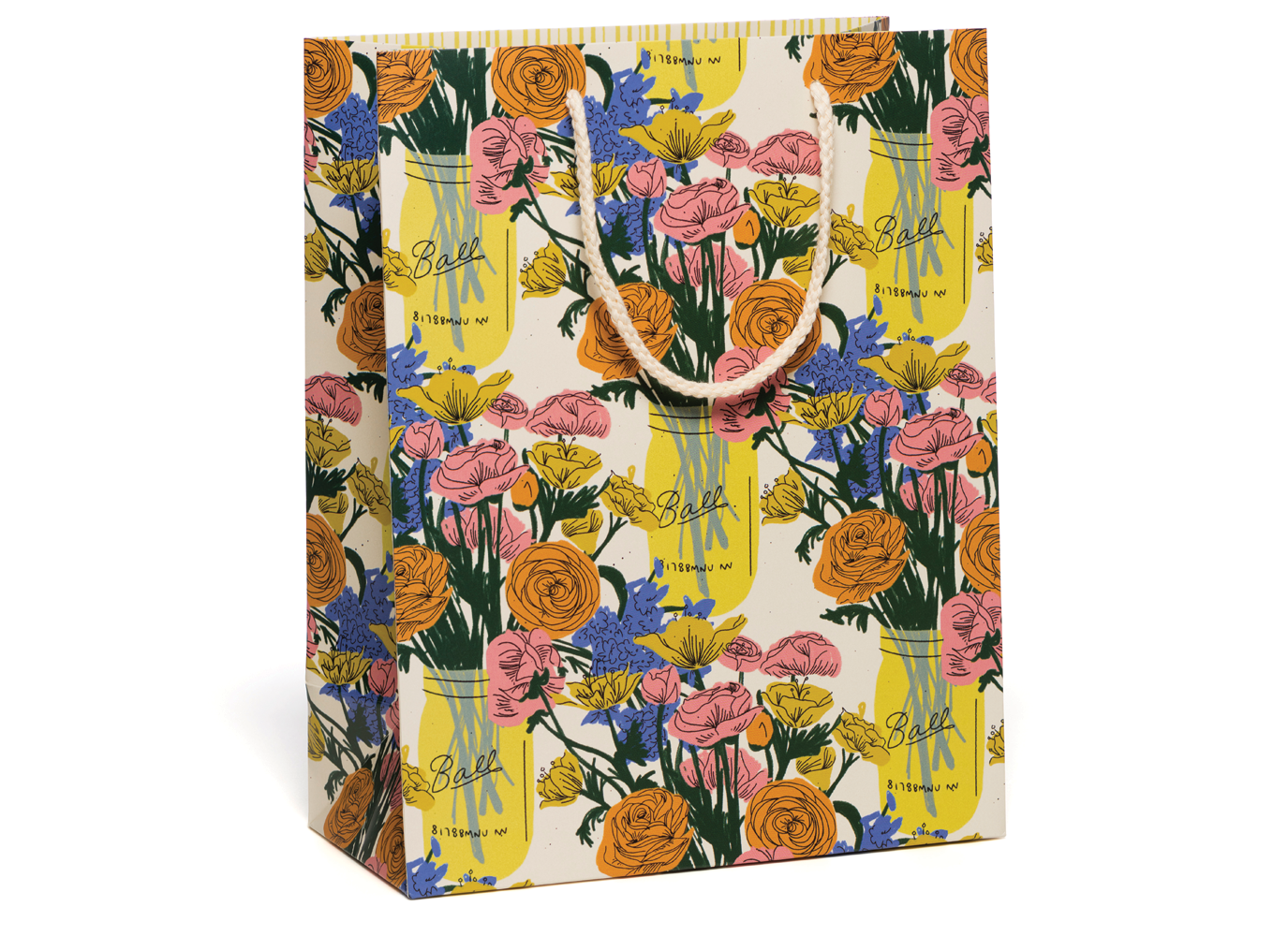 Ball Jar gift bag - The Crowd Went Wild