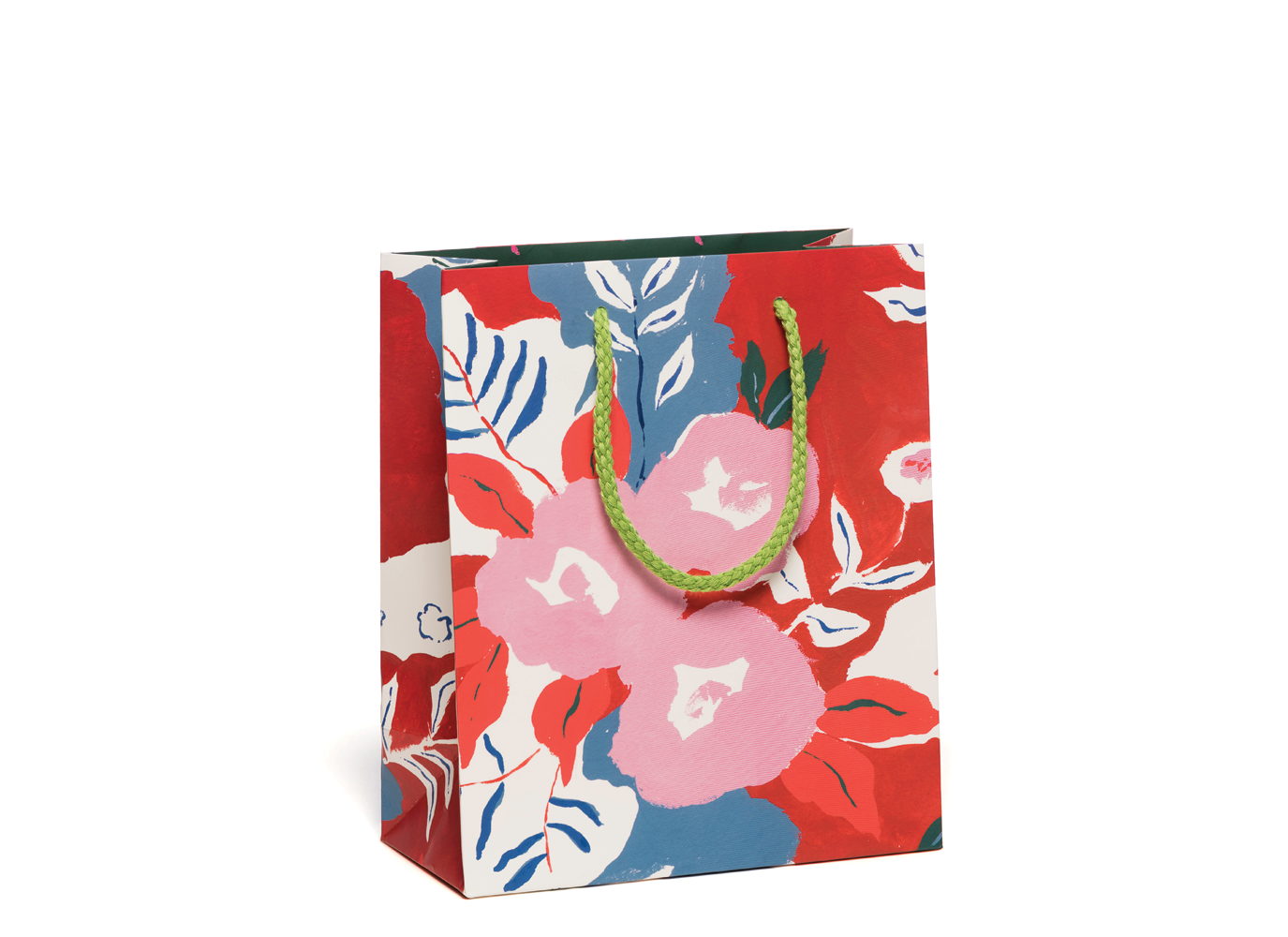 Ruby Red Flower holiday gift bag - The Crowd Went Wild