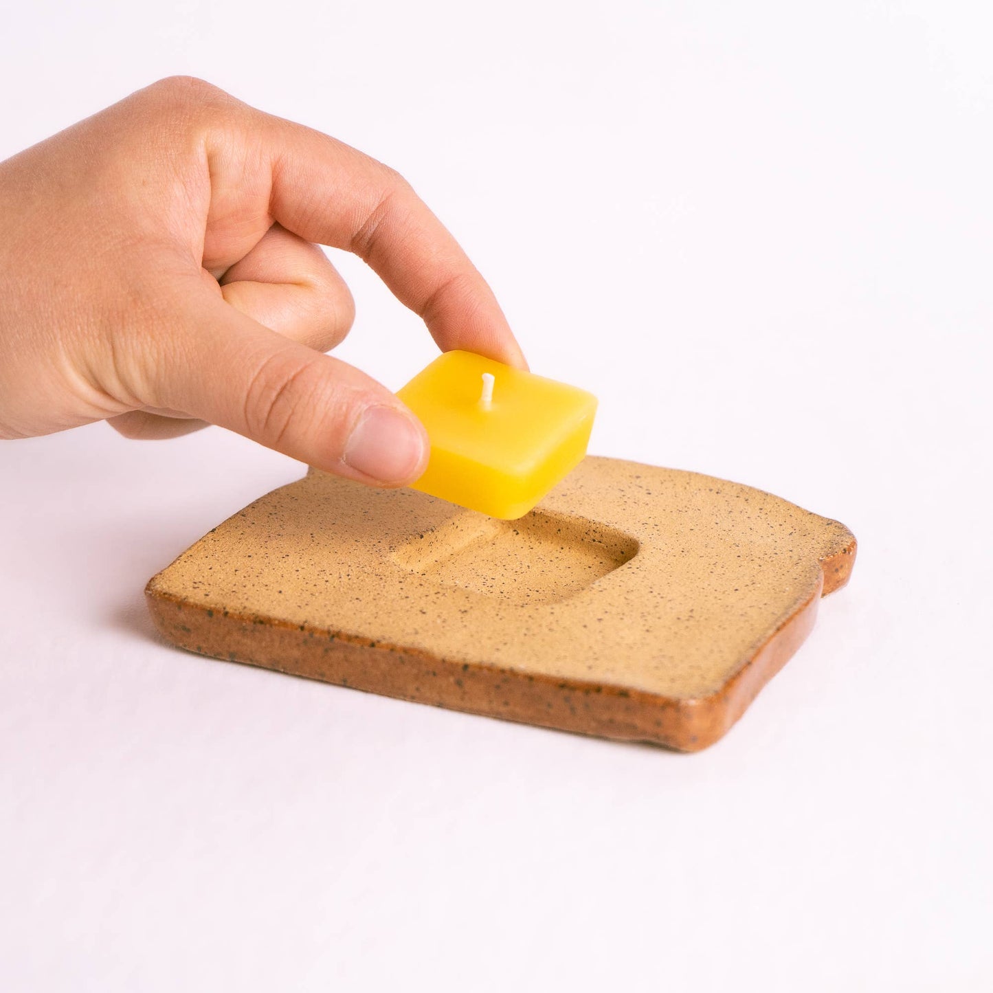 Extra Pat of Butter Candle for Ceramic Toast Candle Holder - The Crowd Went Wild