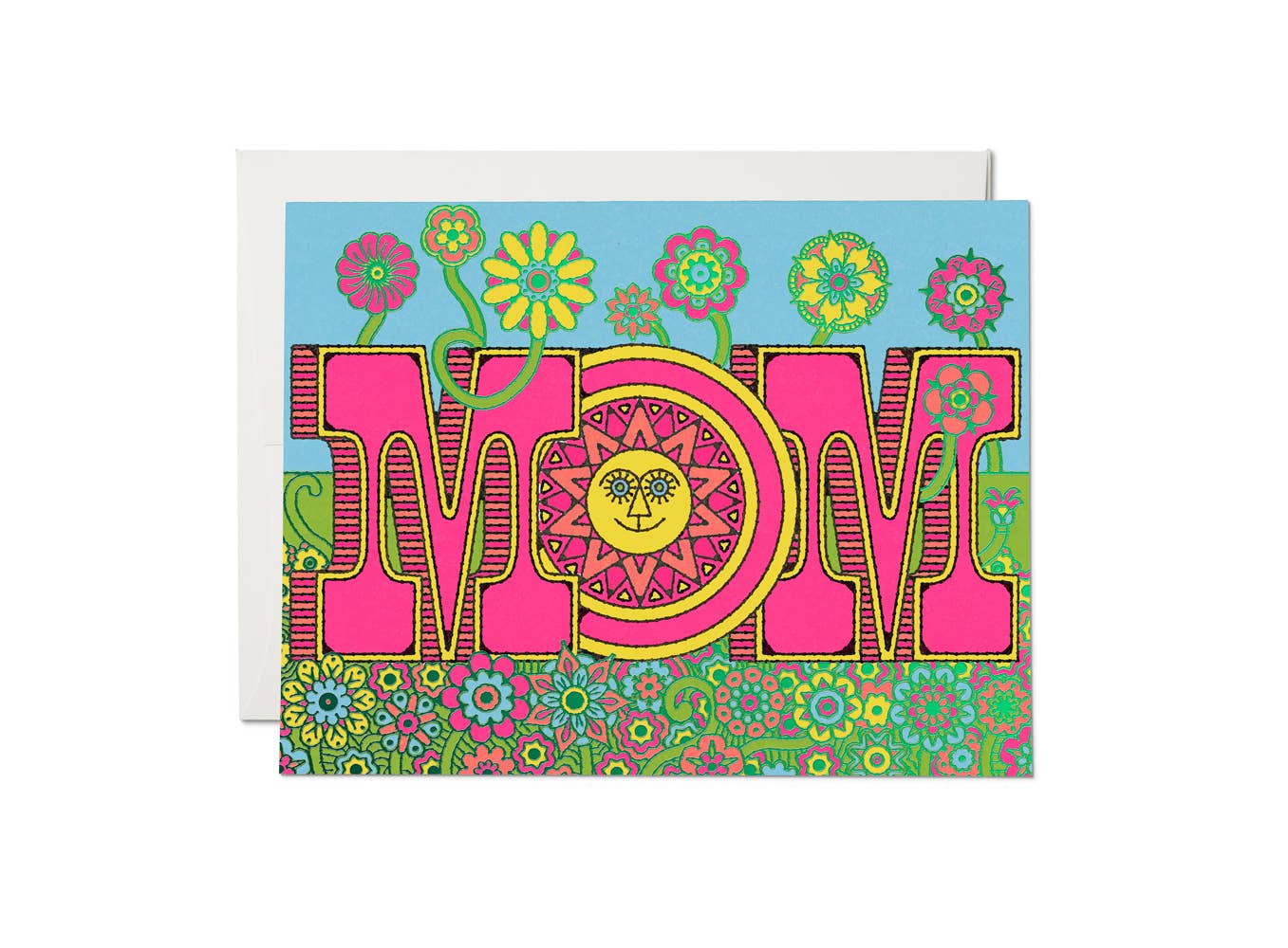 Mom Blooms Mother's Day greeting card - The Crowd Went Wild