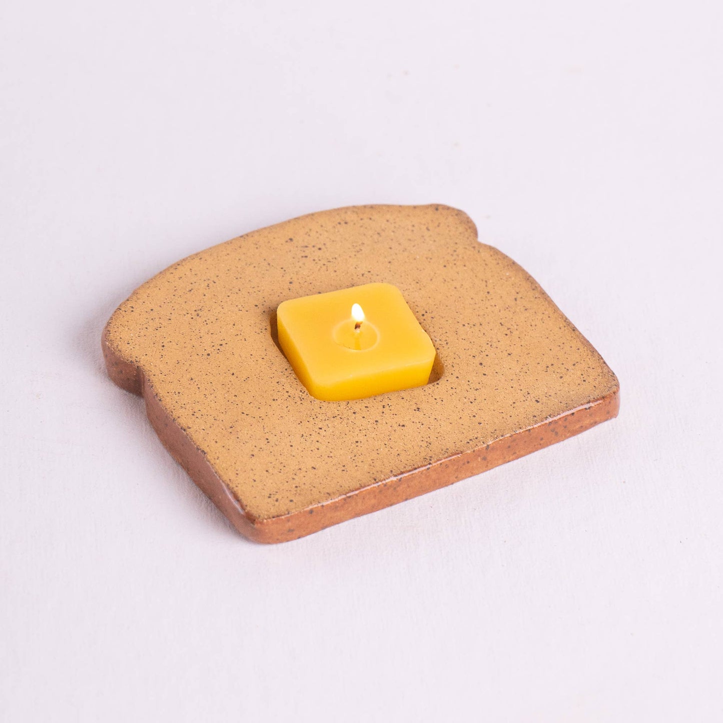 Ceramic Toast Candle Holder - The Crowd Went Wild