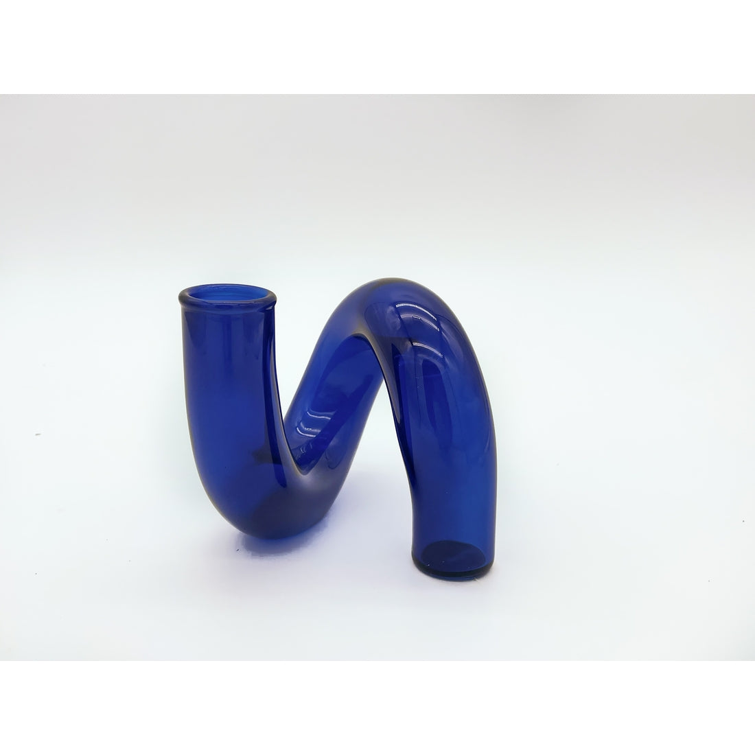 Wavy Vase in Blue - The Crowd Went Wild