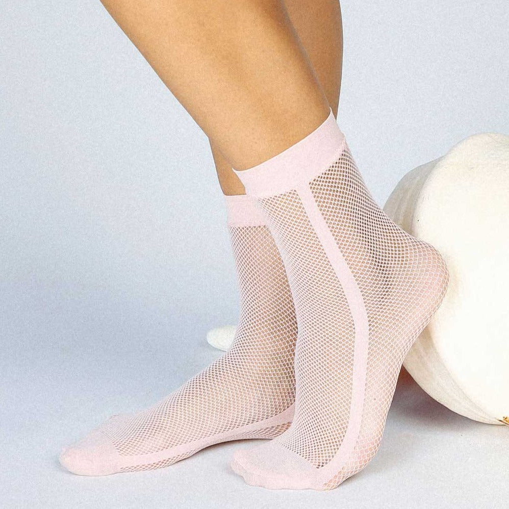 Fishnet Socks - Pink - The Crowd Went Wild