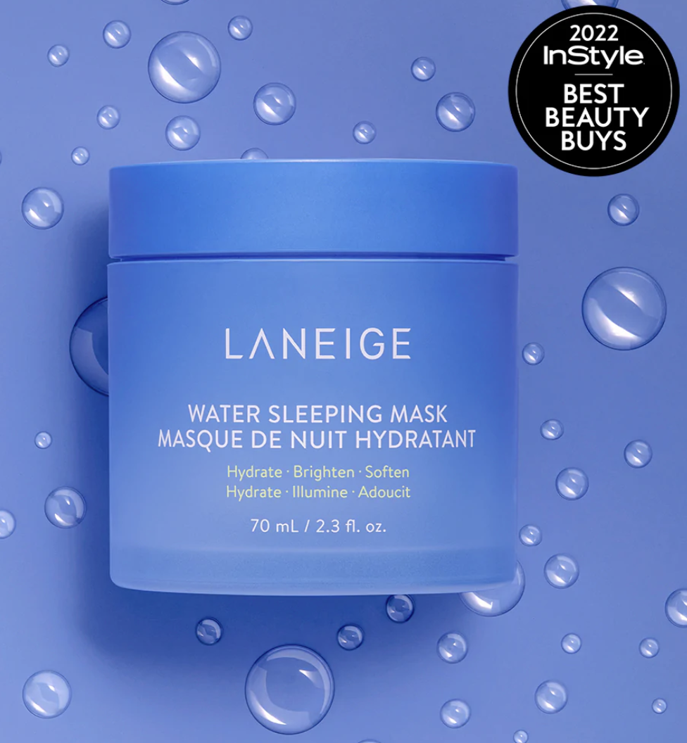 LANEIGE Water Sleeping Mask Brighten & Hydrate Lotion Gel - The Crowd Went Wild
