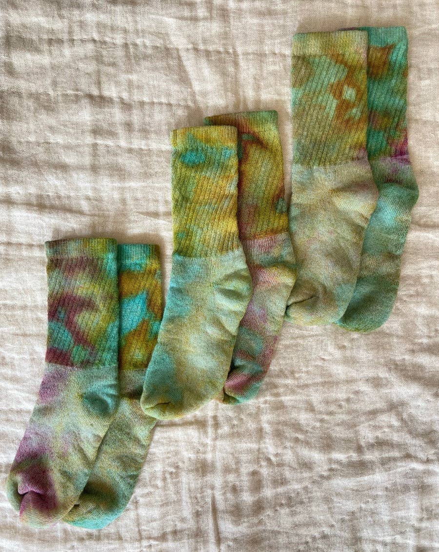Organic Cotton Socks in Sea Foam - The Crowd Went Wild