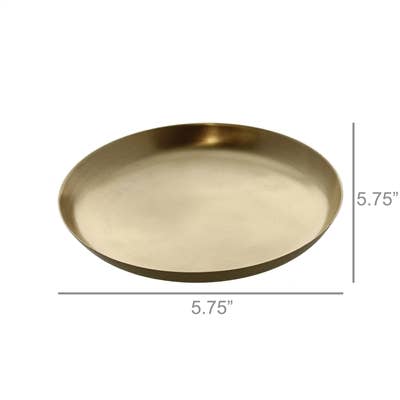 Satin Tray - Lrg - Brushed Brass - The Crowd Went Wild