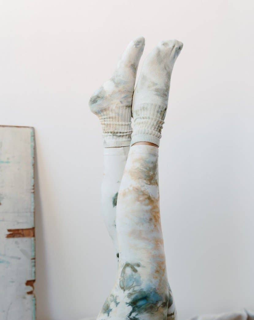 Organic Cotton Socks in Lichen - The Crowd Went Wild