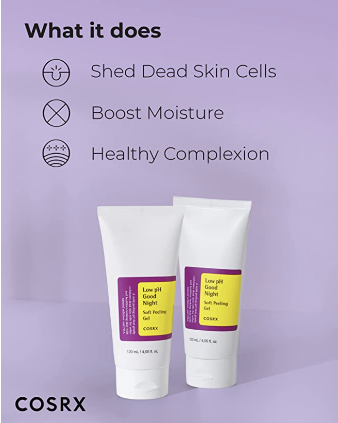 COSRX Low pH Good Night Soft Peeling Gel Face Cleanser - The Crowd Went Wild