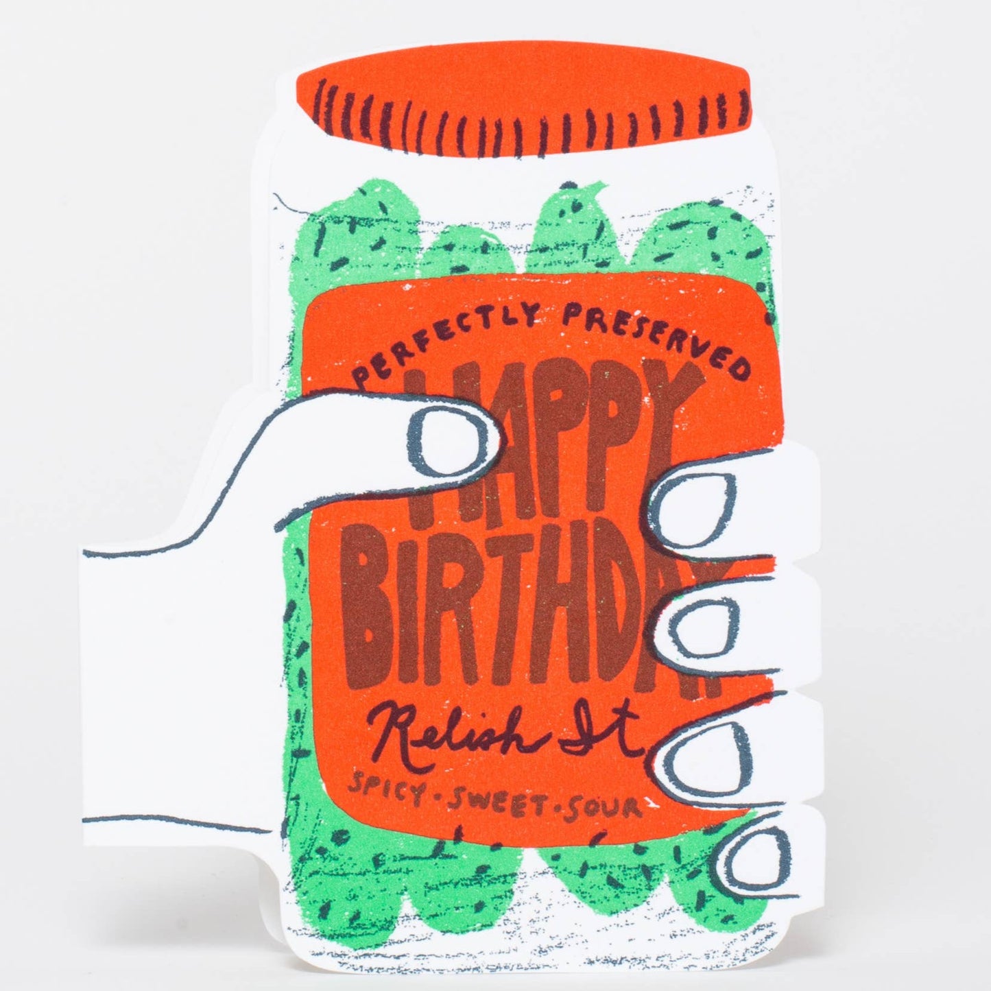 EGG PRESS -- Perfect Pickle Birthday: Paper tab - The Crowd Went Wild