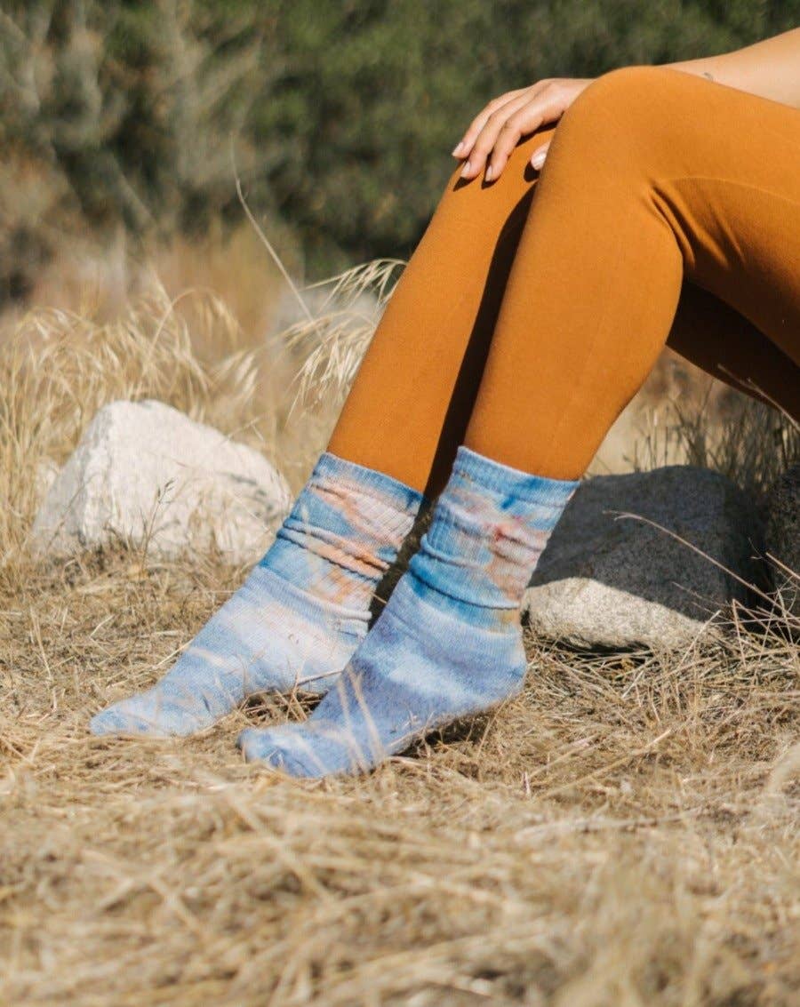 Organic Cotton Socks in Dawn - The Crowd Went Wild