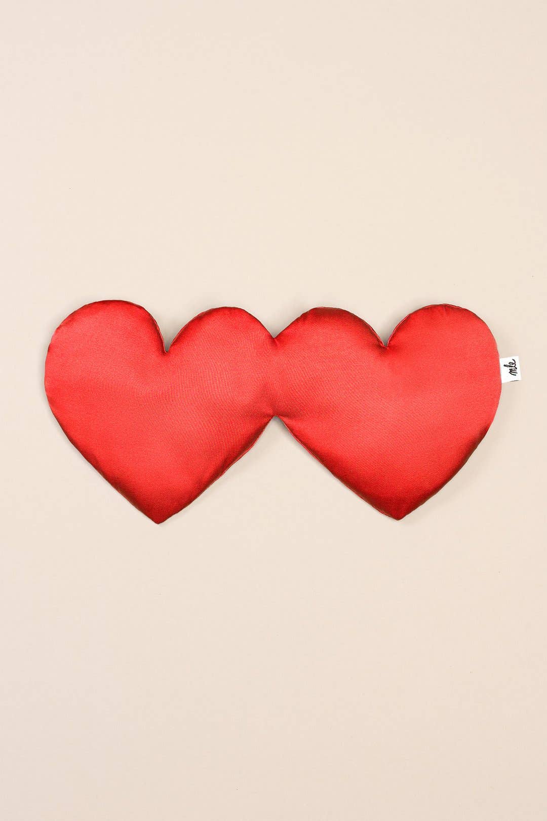 Heart Eyes Silk Sleep Mask / Red - The Crowd Went Wild