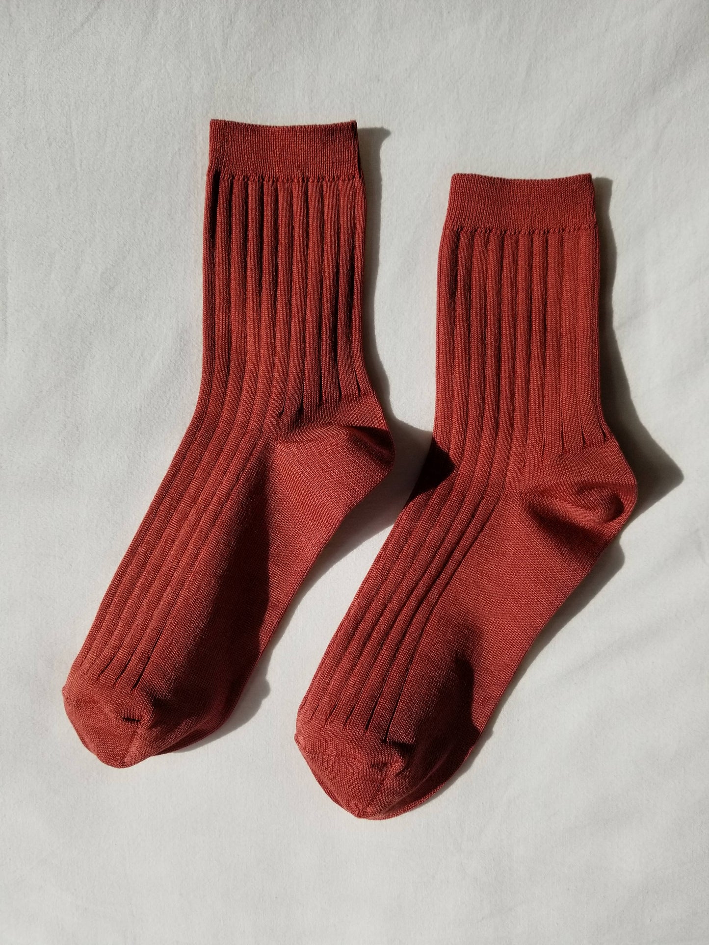 Her Socks - Mercerized Combed Cotton Rib - The Crowd Went Wild