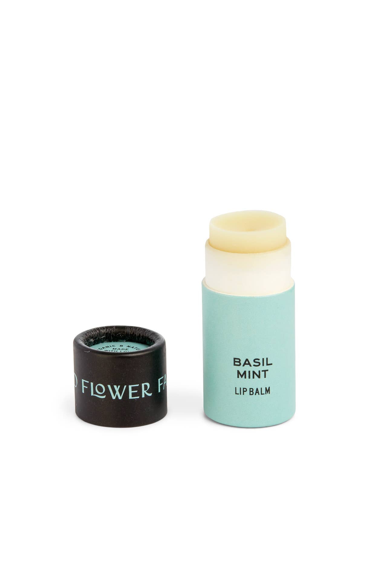 Basil Mint Lip Balm / 0.3 oz Biodegradable Tube - The Crowd Went Wild
