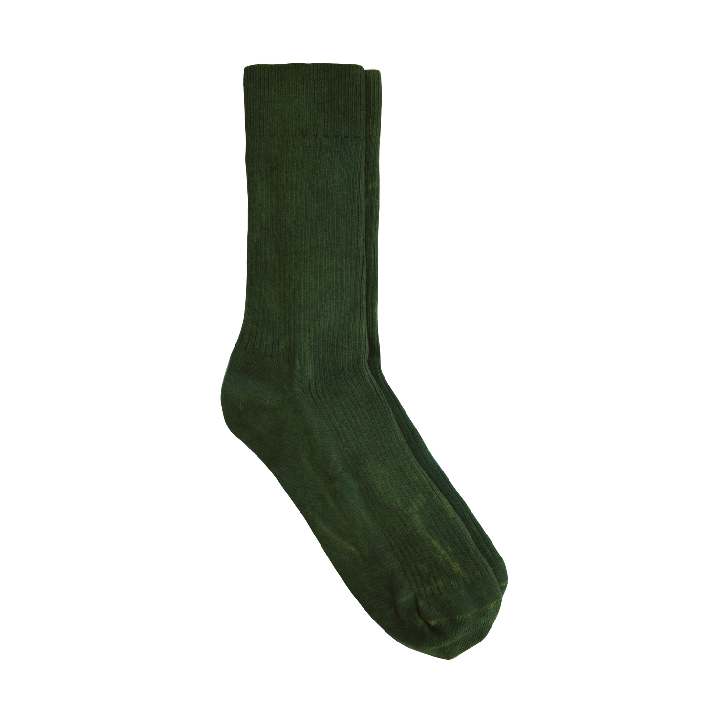 NATURAL HAND-DYED MOSS SOCKS - The Crowd Went Wild