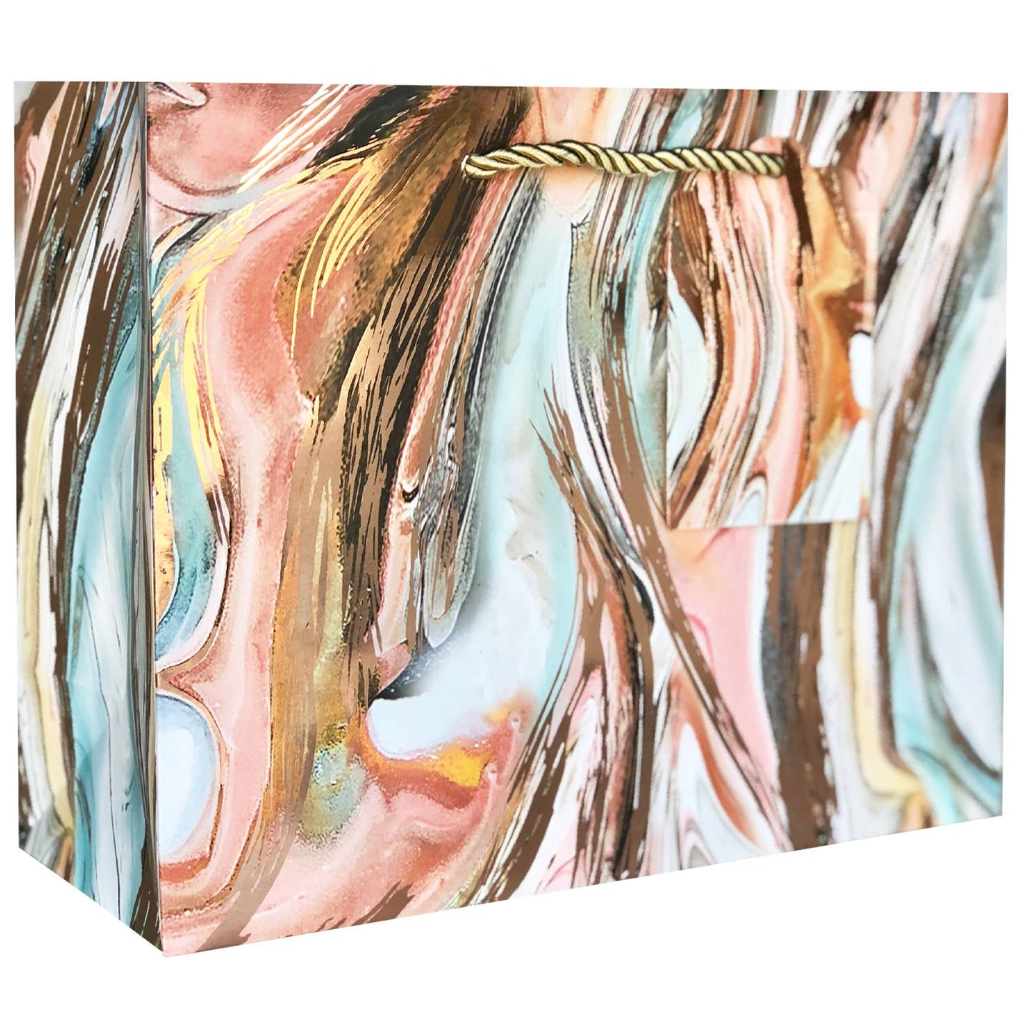Marbleized Magic Bronze Totes - Medium - The Crowd Went Wild
