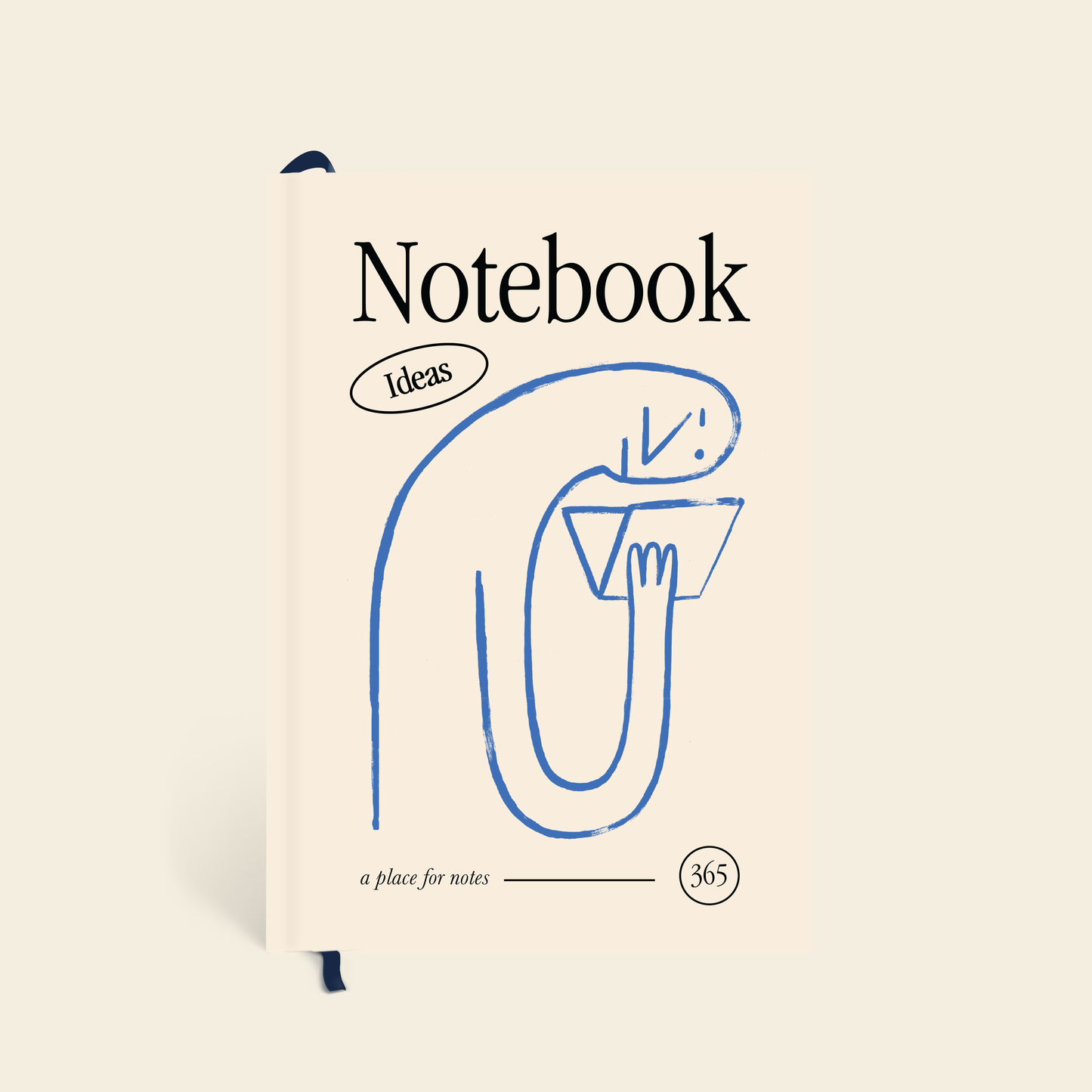 Nose In A Book Lined Notebook - The Crowd Went Wild