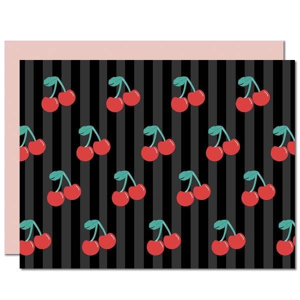 Cherry Notecard - The Crowd Went Wild