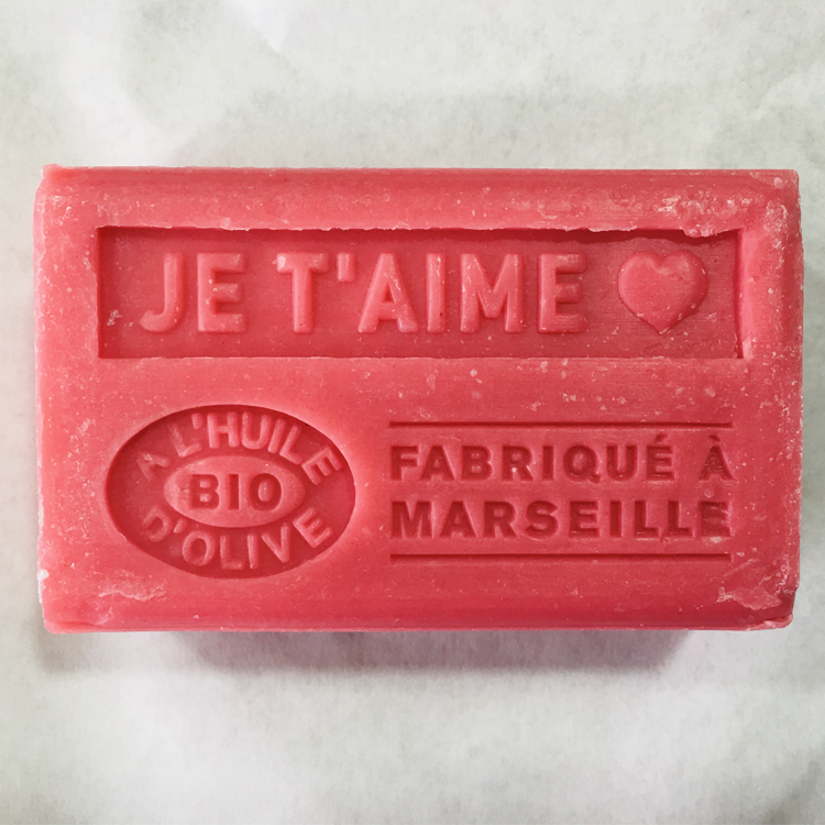 Savon de Marseille à l'huile d'olive bio "je t'aime" - The Crowd Went Wild