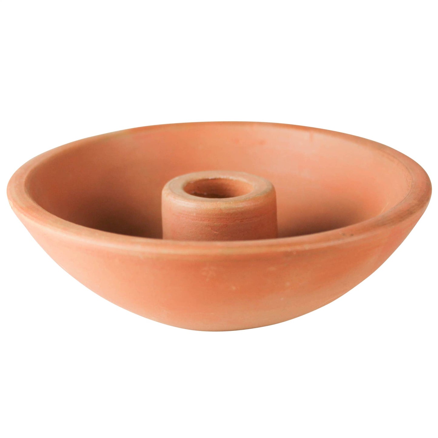 Saltillo Taper Holder, Terra Cotta - The Crowd Went Wild