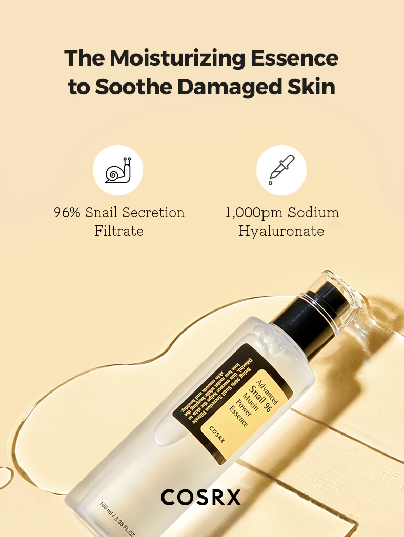 COSRX Advanced Snail 96 Mucin Power Essence kbeauty Skincare - The Crowd Went Wild