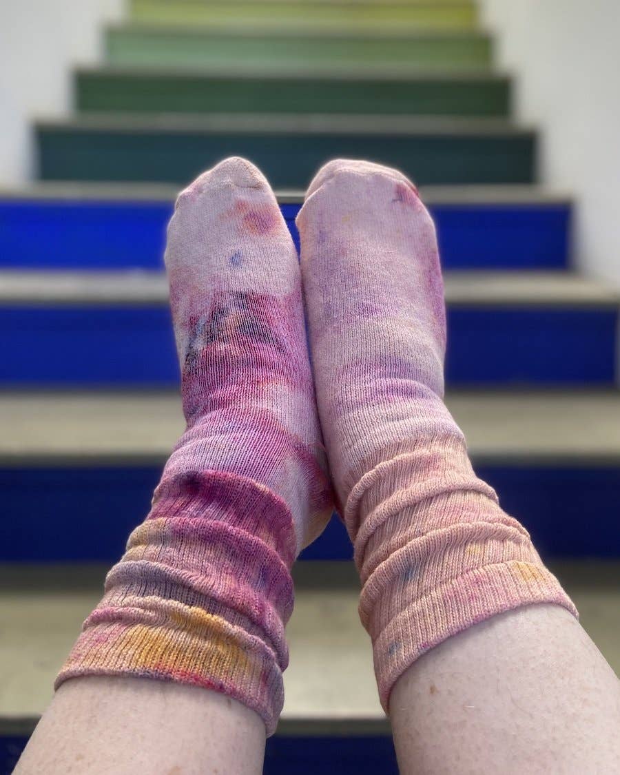 Organic Cotton Socks in Wildflower - The Crowd Went Wild
