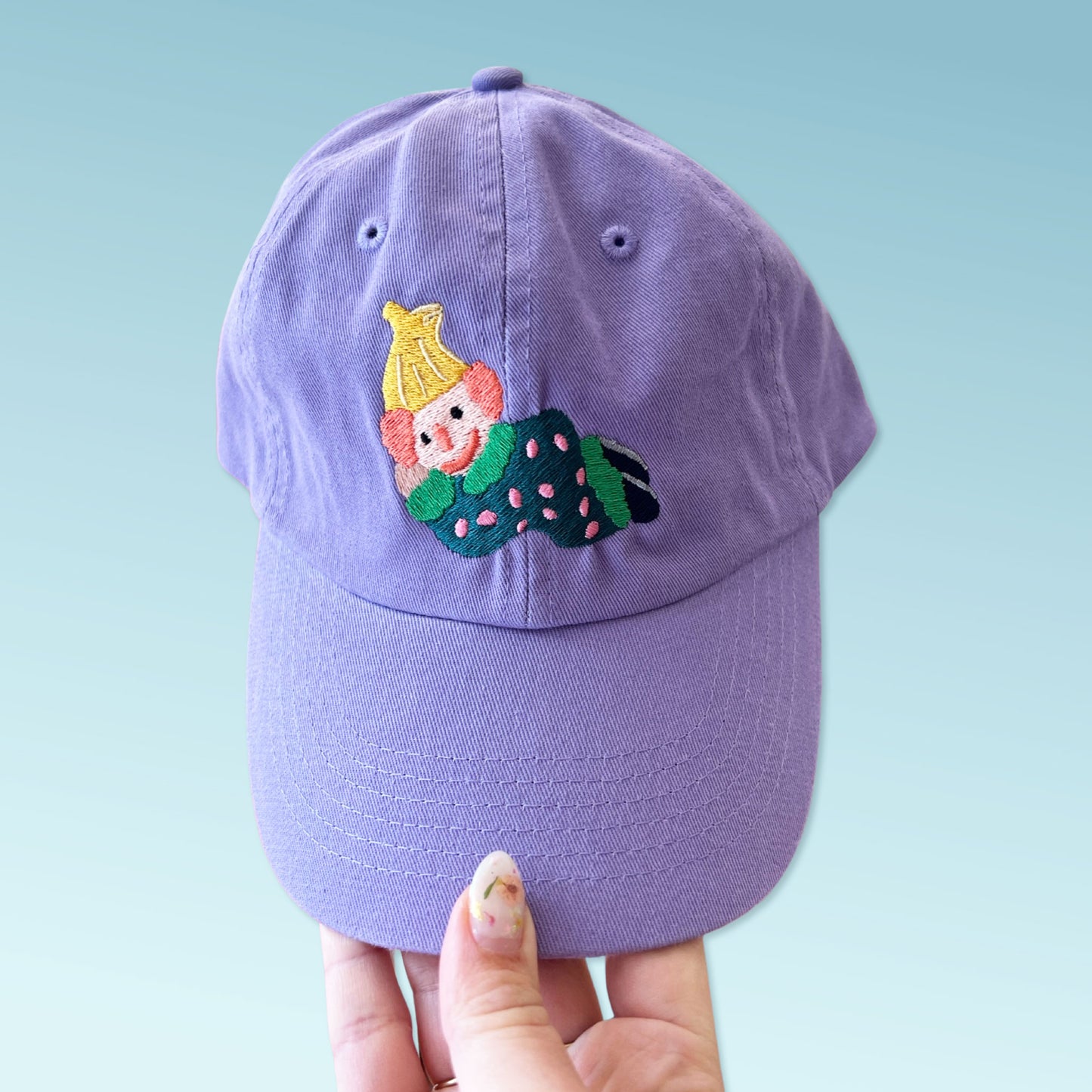 Lazy Clown Hat - Lavender - The Crowd Went Wild