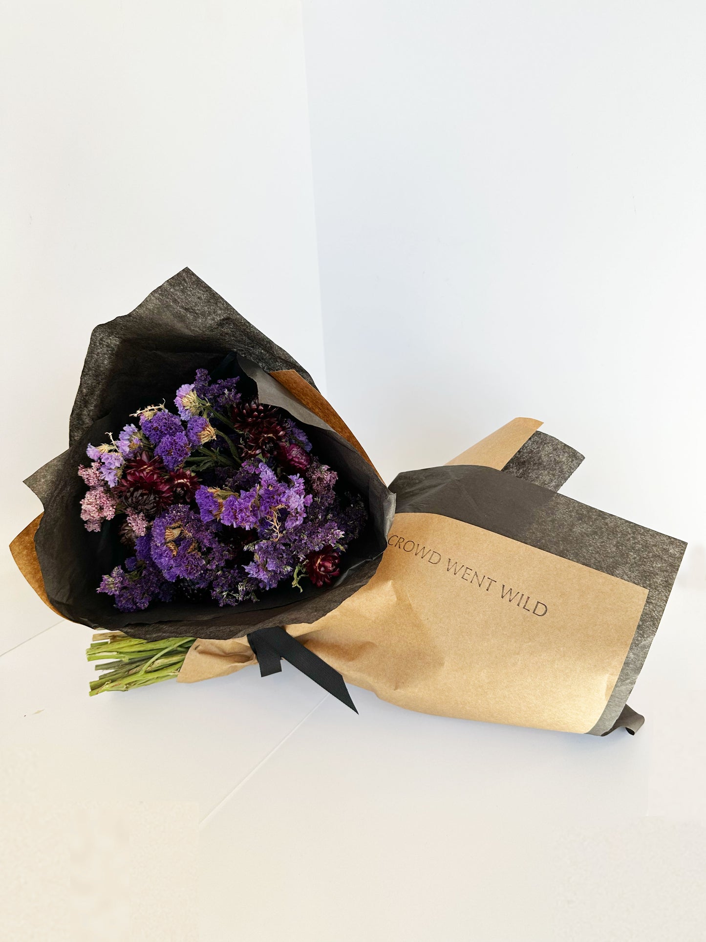 Dried Flower Bunch - Purple Mix - The Crowd Went Wild