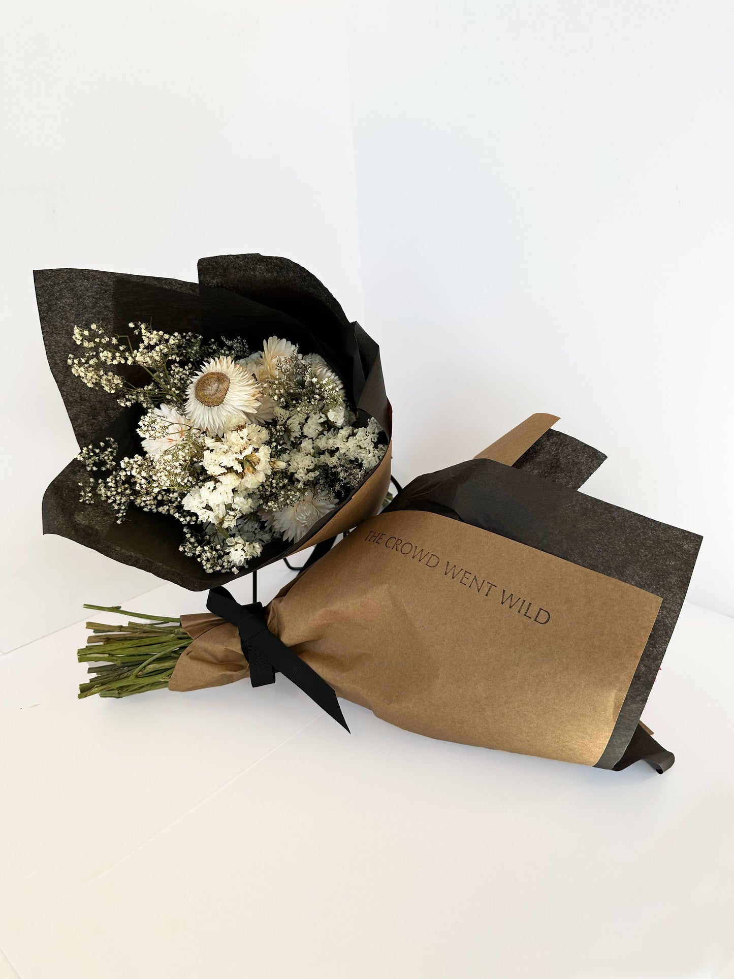 Dried Flower Bunch - White Mix - The Crowd Went Wild