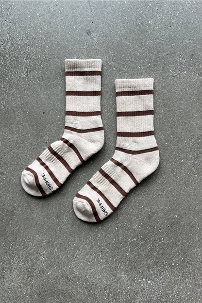 Striped Boyfriend Socks: Sailor Stripe - The Crowd Went Wild
