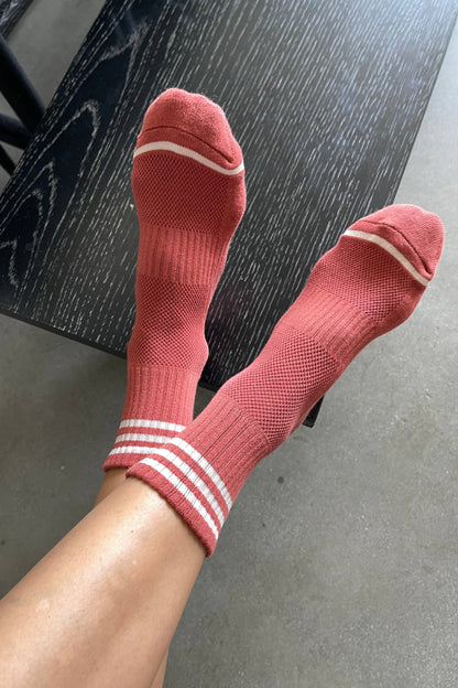 Girlfriend Socks: Scarlet