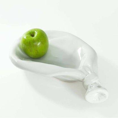 Deflated Balloon Bowl - White - The Crowd Went Wild