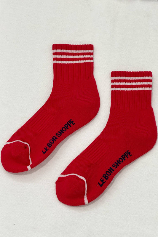 Girlfriend Socks: Scarlet