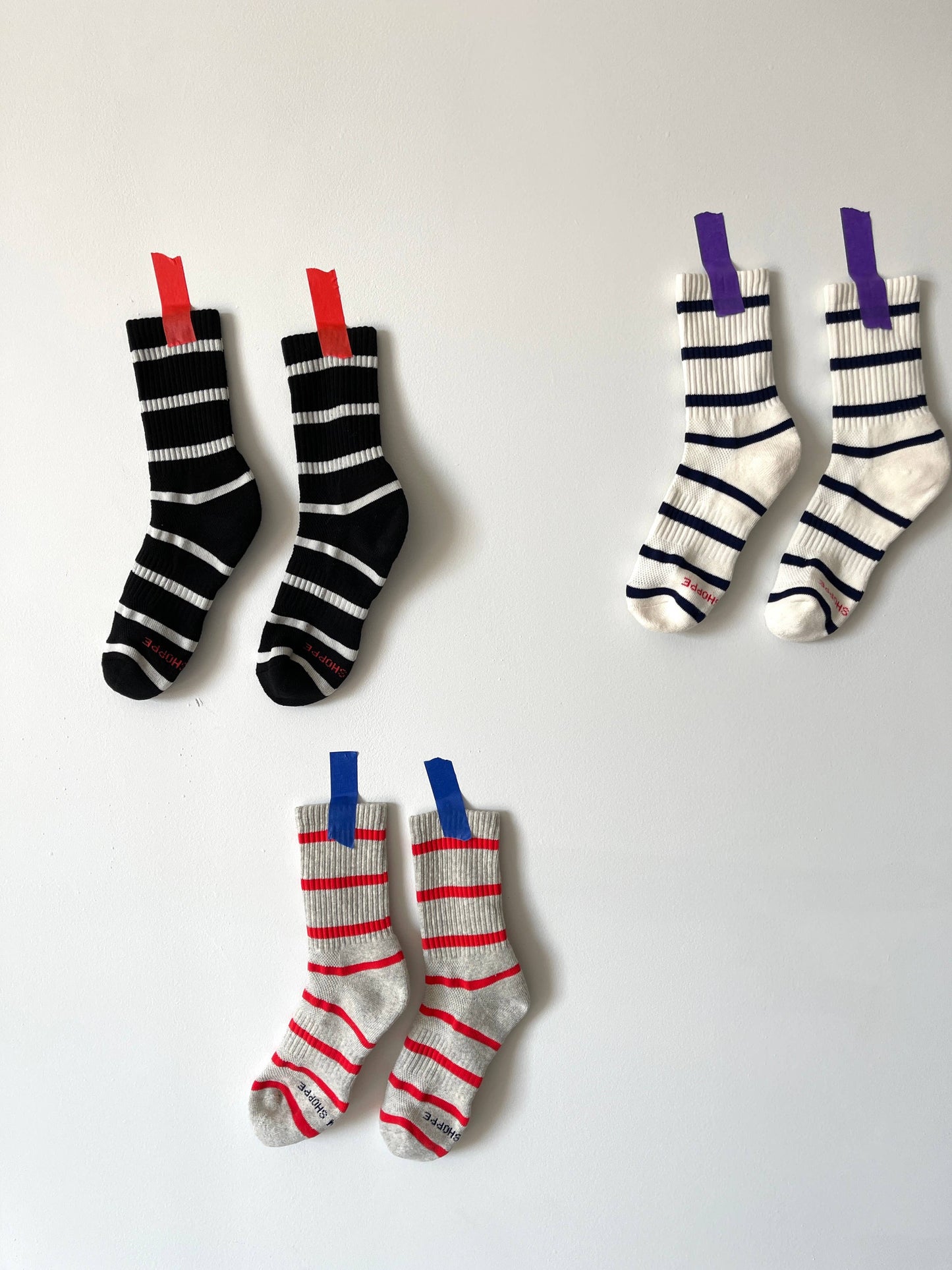 Striped Boyfriend Socks: Sailor Stripe - The Crowd Went Wild